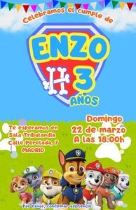 Ejemplo de invitación personalizada de Tribulandia